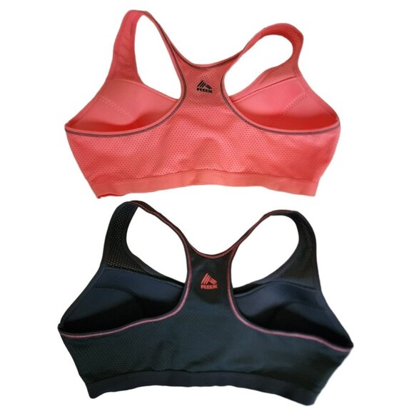 RBX Women's Racerback Activewear Sports Bra Gray & Pink Size Large Set Of 2 NWOT - Picture 3 of 7
